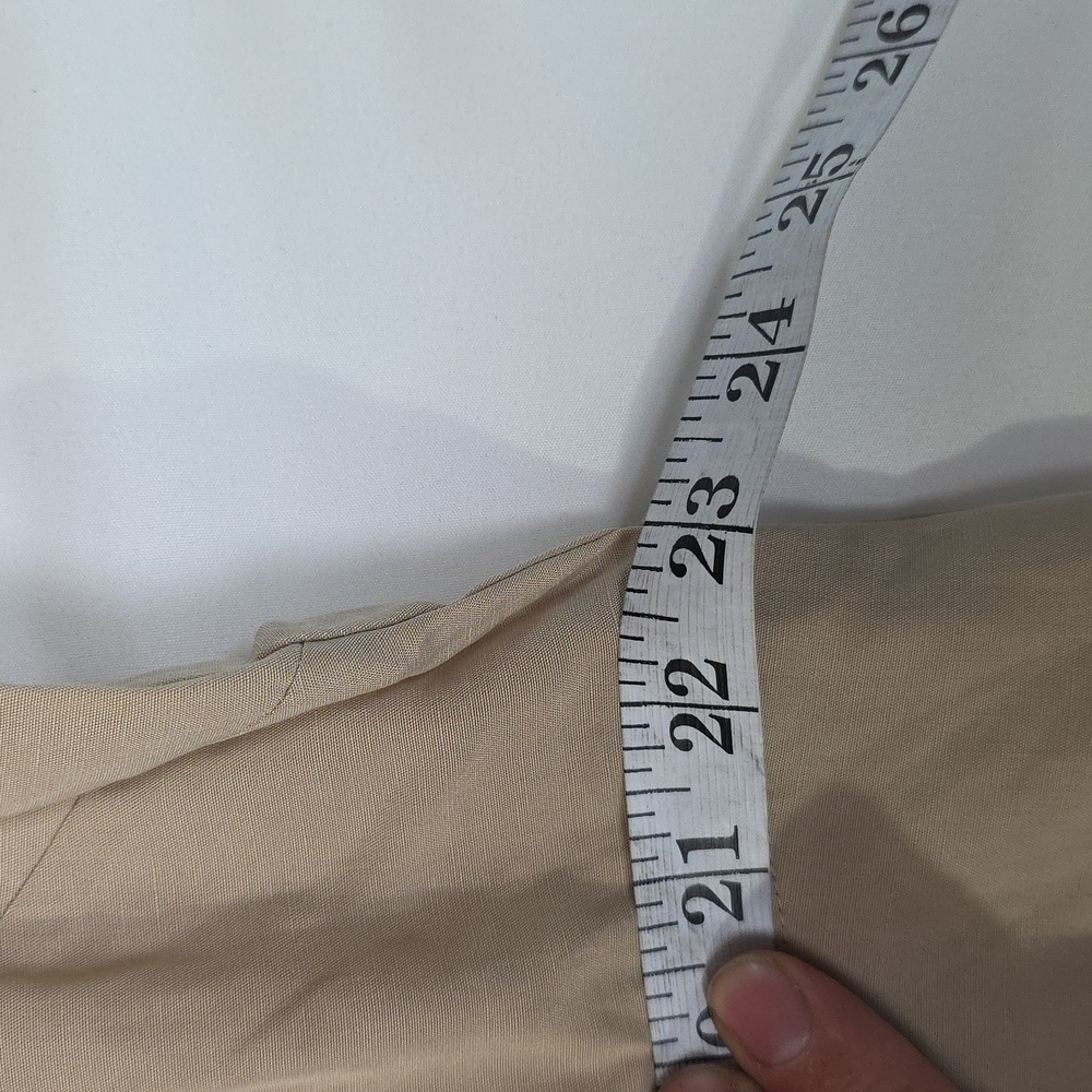 Chic Beige Midi Dress Lage - Picture 8 of 8